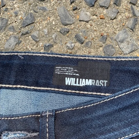 Dark blue William Rast Belle Flared with Flap women’s jeans in size 27 - Picture 2 of 3
